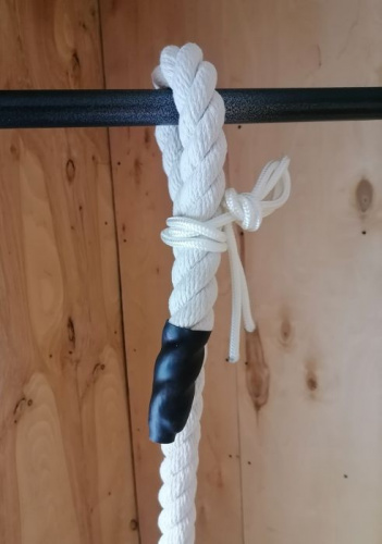 Канат для ДСК 2,5 м 30 мм белый (крепление на шнурке, в термоусадке) х/б 996203 фото 4