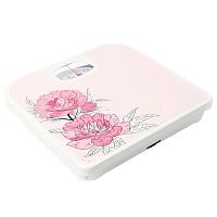 Весы напольные механические розовый Пионы LuazON LVM-006 130 кг 2580567