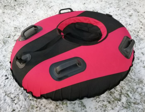 Ватрушка 115 см 115х100 см с 4 ручками Король Горок Ф8 черный-красный-черный 996760 Ватрушка 115 см 115х100 см с 4 ручками Король Горок Ф8 черный-красный-черный 996760