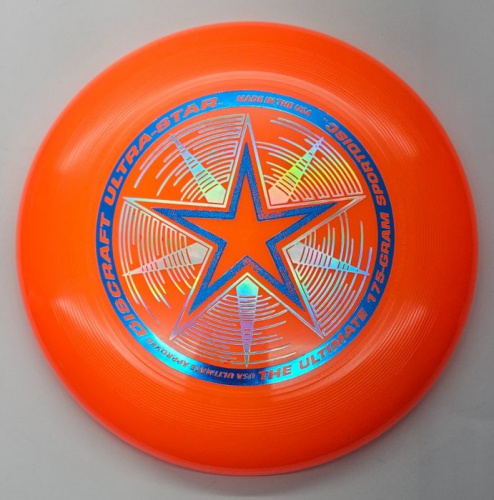 Диск Фрисби Discraft Ultra-Star оранжевый 175 гр 996392
