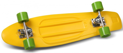 Скейтборд 28х7,5" (70х19 см) Пениборд желтый PW-513 фото 2