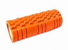 Ролик массажный для йоги 33*14 см оранжевый 997760