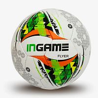 Мяч футбольный №5 Ingame Flyer белый-зеленый-цветной 995579