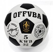 Мяч футбольный №5 OFFVBA черно-белый 03879