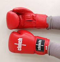Перчатки боксерские 10 унц Clinch Flex красный 02167