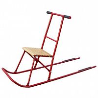 Сани Финские взрослые "Хихто" красные