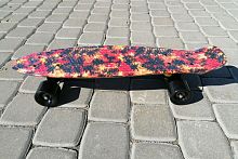 Скейтборд 22х6" Пениборд Fish пальмы