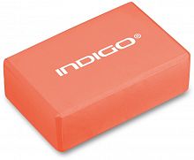 Кирпич для йоги оранжевый Indigo 6011 26948