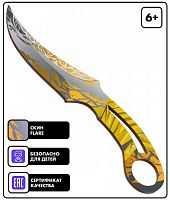 Макет ножа Клык Fang фанера 6 мм Flare Вспышка Standoff 00726