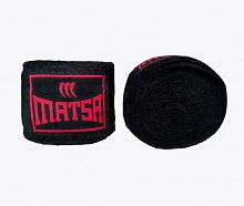 Бинты боксерские 3 м х/б черный Matsa 996743