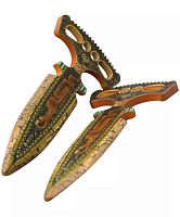 Макет ножа Тычковый нож фанера V2 6 мм 2 шт Охотник за сокровищами Treasure hunter Satndoff 2 00481