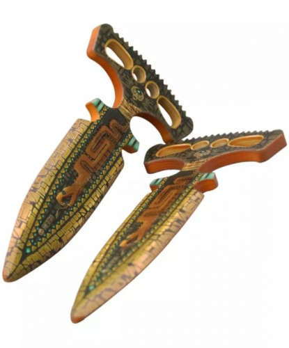 Макет ножа Тычковый нож фанера V2 6 мм 2 шт Охотник за сокровищами Treasure hunter Satndoff 2 00481