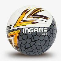 Мяч футбольный №5 Ingame Pro серый-белый-желтый 995593