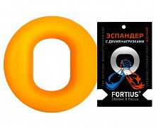 Эспандер кистевой 40-50 кг желтый с двумя нагрузками Fortius d-78 мм 997533