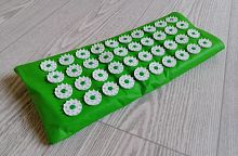 Аппликатор игольчатый (коврик с поролоном) 140х320 мм зеленый 997976