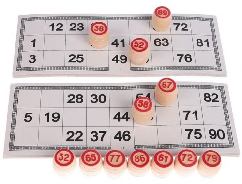 Карточки для лото 24 шт 22х8 см 997669 Карточки для лото 24 шт 22х8 см 997669