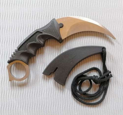 Макет ножа Керамбит металл затупленный Серебро 312471