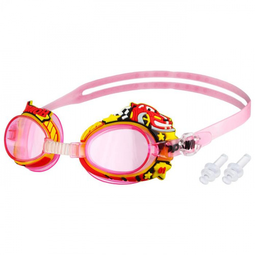Очки для плавания детские "Тачки" розовые 3130046