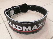 Пояс т/а 10 см M Lether Belt MFB245 черный MadMax