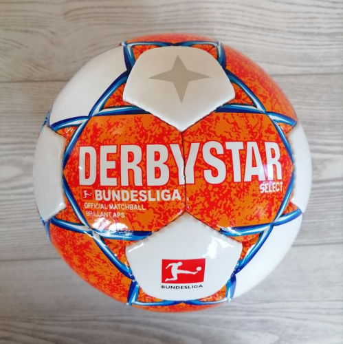 Мяч футбольный №5 Derbystar сине-оранжевый 03302