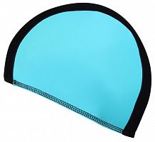Шапочка для плавания Lycra черный/голубой SM-089 03260