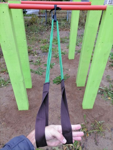 Эспандер лыжника 1,7 м 4 жгута d-6 мм 998562 фото 3