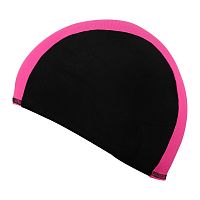 Шапочка для плавания Lycra черный/розовый SM-089 03262