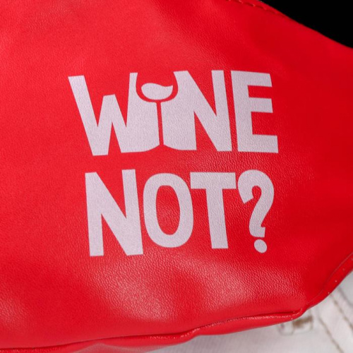 Сумка на пояс красный "Wine not" 4995422 фото 3