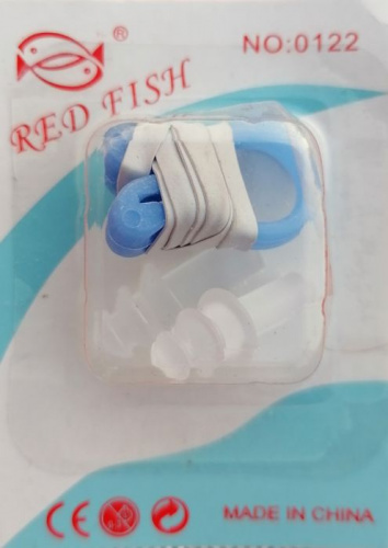 Зажим носовой + беруши Red Fish синий 0122 997060 фото 2