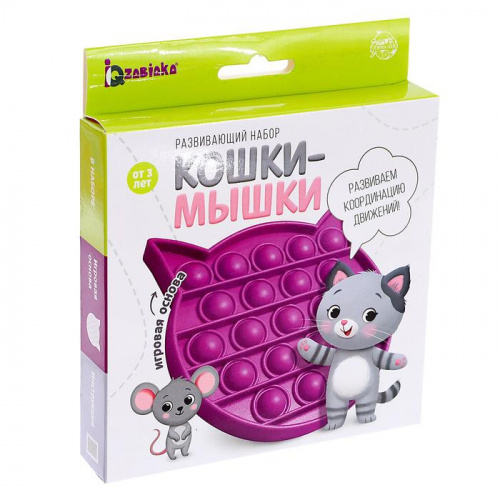 Давилка-пупырка антистресс Pop It Кошка 6436491 фото 5