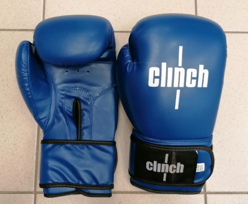 Перчатки боксерские 12 унц Clinch Flex синий 02172 фото 2