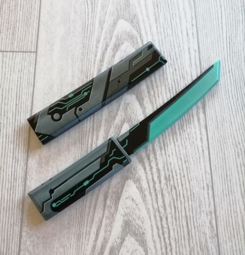 Макет ножа Танто Транзистор (Transistor) Standoff 00365