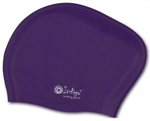 Шапочка для плавания SC 800/804 для длин.волос Фиолет Indigo силикон 17767