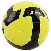 Мяч футбольный №5 для отдыха лайм-черный Start up E5120 354977