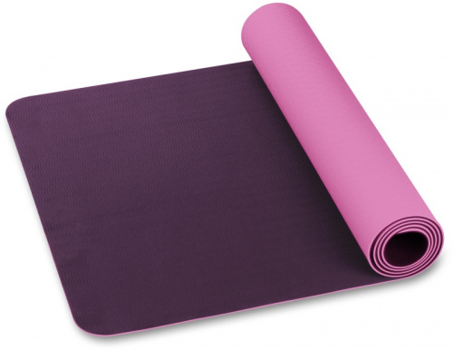 Коврик для йоги 0,5х61х173 см розово-фиолетовый IN106 01463 фото 6