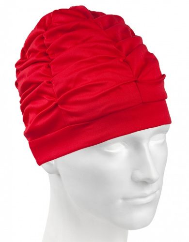 Шапочка для плавания для душа Velcro с липучкой Red красный 5W