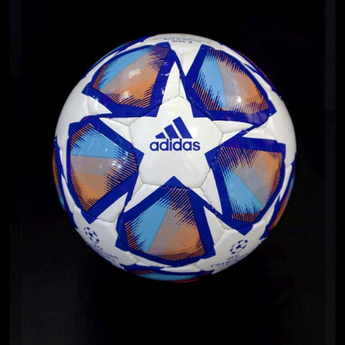Мяч футбольный №4 ADIDAS CHAMPIONS LEAGUE бело-фиолетовый 05295