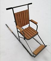 Сани Финские Халла складные с подлокотниками и подножкой 996515