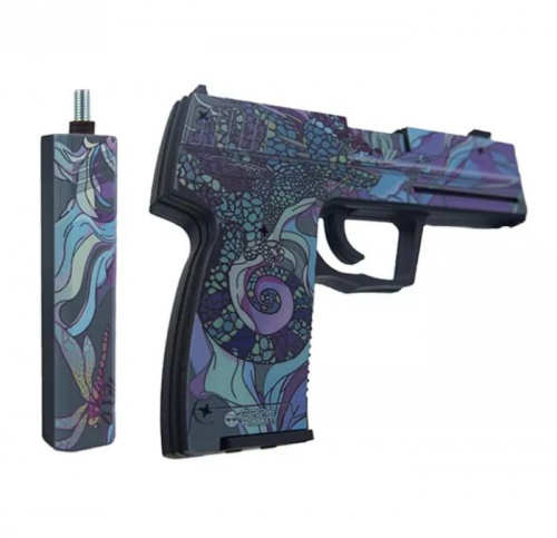 Макет Пистолета с глушителем (резинкострел) USP Chameleon 00347 фото 3