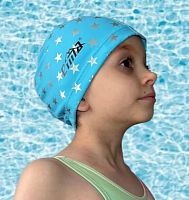 Шапочка для плавания детская PU Coated Cima голубая 995993