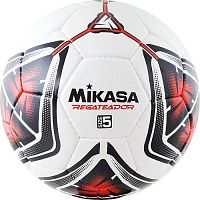 Мяч футбольный №5 Mikasa Regateador 5-R бело-черн-красный 09158