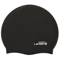 Шапочка для плавания силиконовая SC14 черная 308508