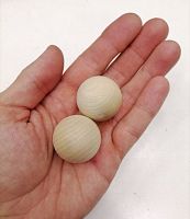 Массажер Шар массажный 2 шт 30 мм липа 995832