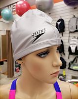 Шапочка для плавания PU Coated Speedo серый 04055