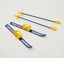 Лыжи Олимпик спорт 65 см с палками и креплениями "Зайчик" 995634