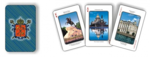 Карты 54 шт Санкт-Петербург бежевый 330160 фото 2