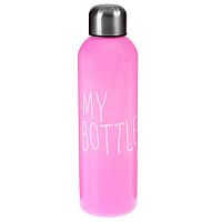 Бутылка для воды 700 мл "My bottle" розовая 3737156