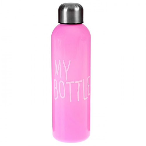 Бутылка для воды 700 мл "My bottle" розовая 3737156