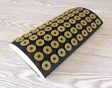 Аппликатор игольчатый (валик) 190х320 мм для поясницы черный 998017