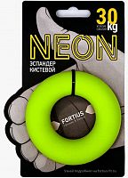 Эспандер кистевой 30 кг желтый Fortius Neon 998285